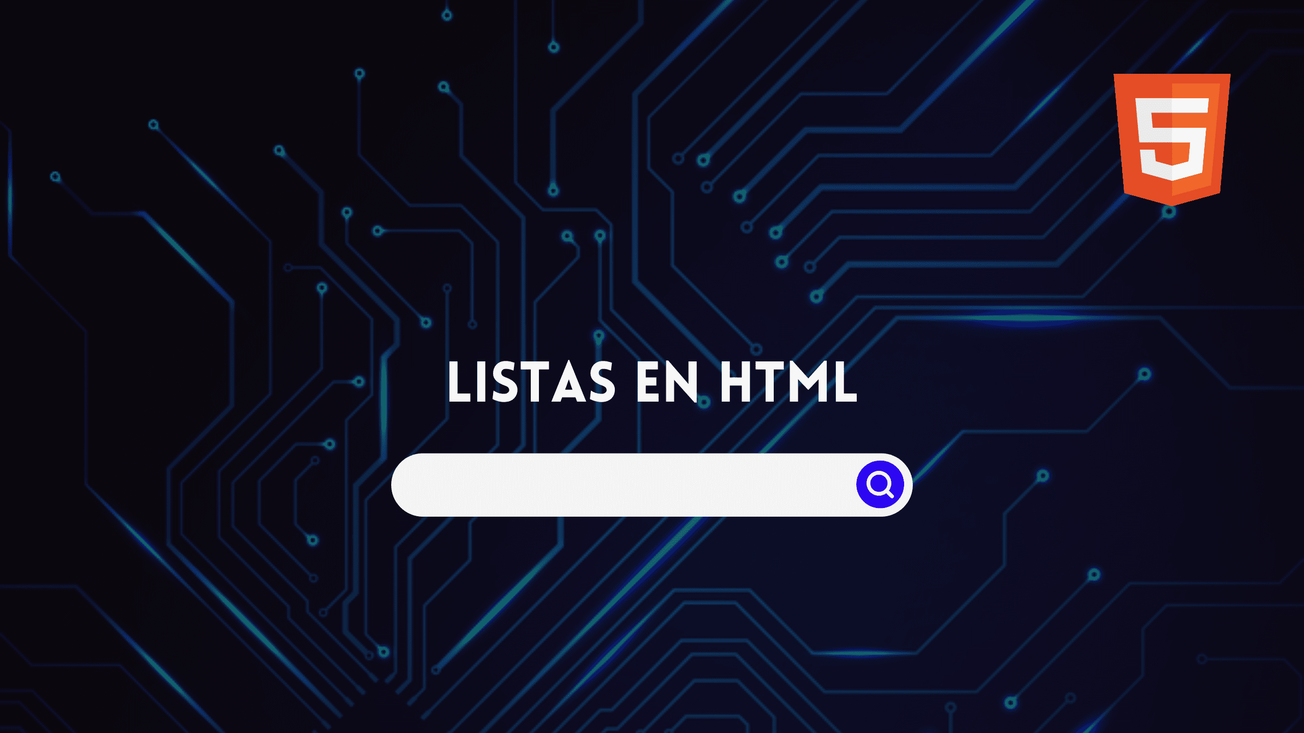 LISTAS EN HTML
